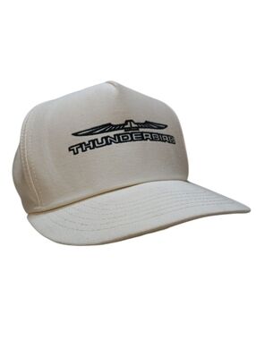 Vintage Thunderbird Embroidered Cream Baseball Cap by Nomad